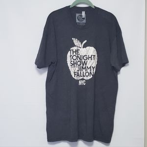 2014 The Tonight Show with Jimmy Fallon NYC X-Large Black T-Shirt Late Night TV